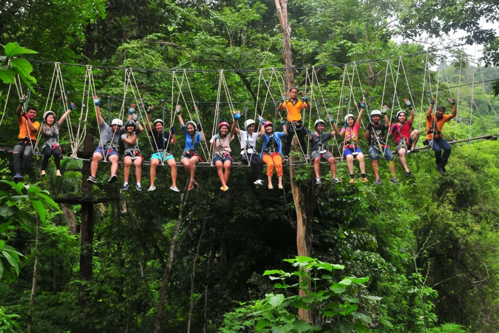 Tree Top Adventure Park กาญจนบุรี