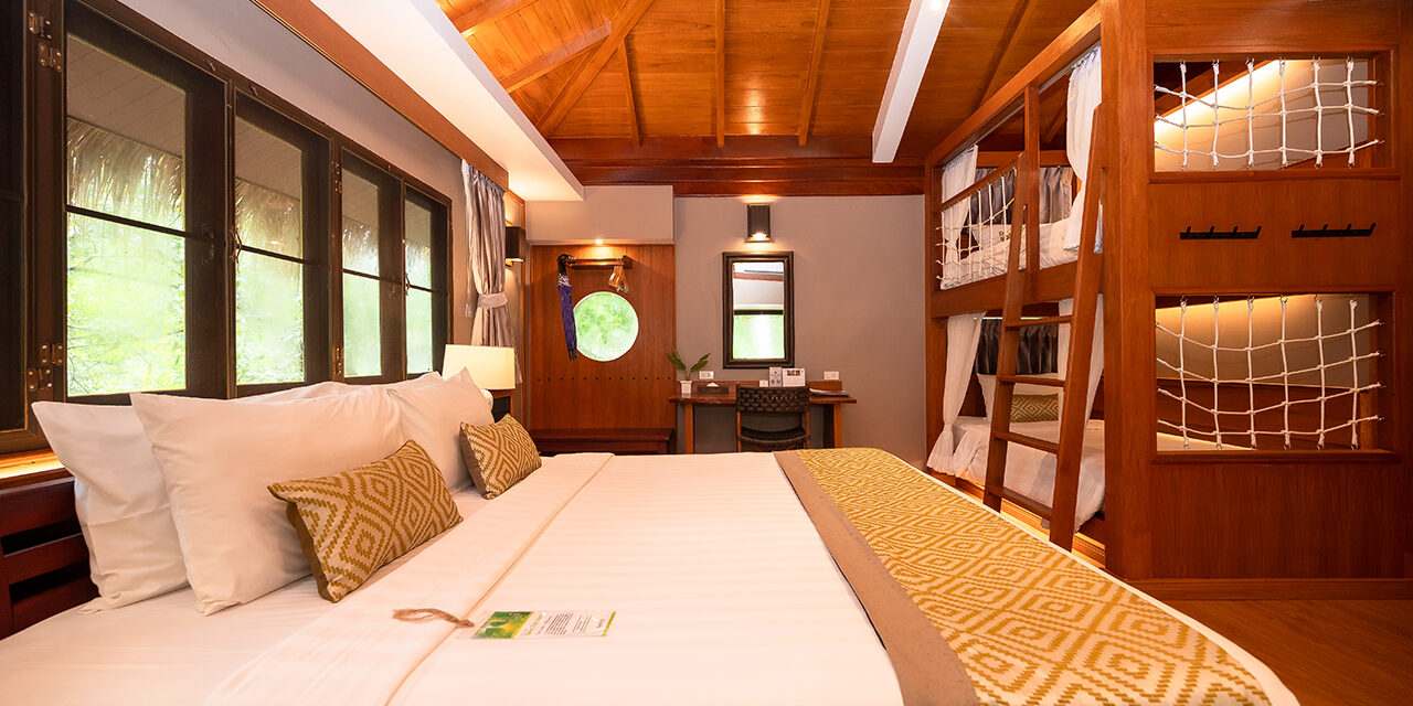 River kwai resotel Deluxe Family Bunk Bed โรงแรม รีสอร์ท แม่น้ำแคว ห้องครอบครัว 11