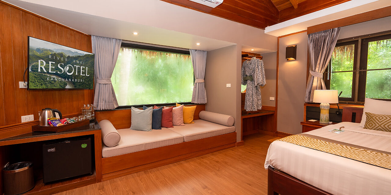 River kwai resotel Deluxe Family Bunk Bed โรงแรม รีสอร์ท แม่น้ำแคว ห้องครอบครัว 1