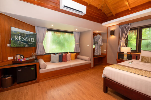 River kwai resotel Deluxe Family Bunk Bed โรงแรม รีสอร์ท แม่น้ำแคว ห้องครอบครัว 1