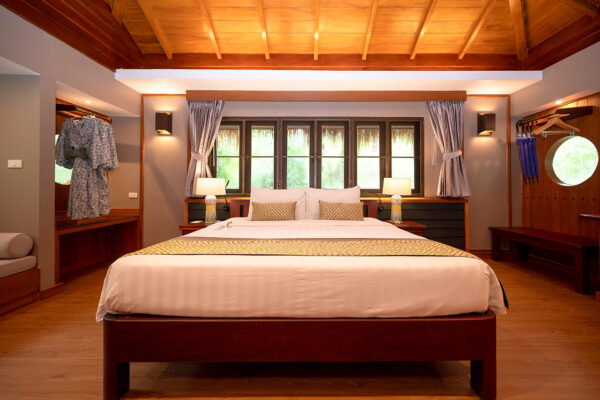 River kwai resotel Deluxe Family Bunk Bed โรงแรม รีสอร์ท แม่น้ำแคว ห้องครอบครัว 2