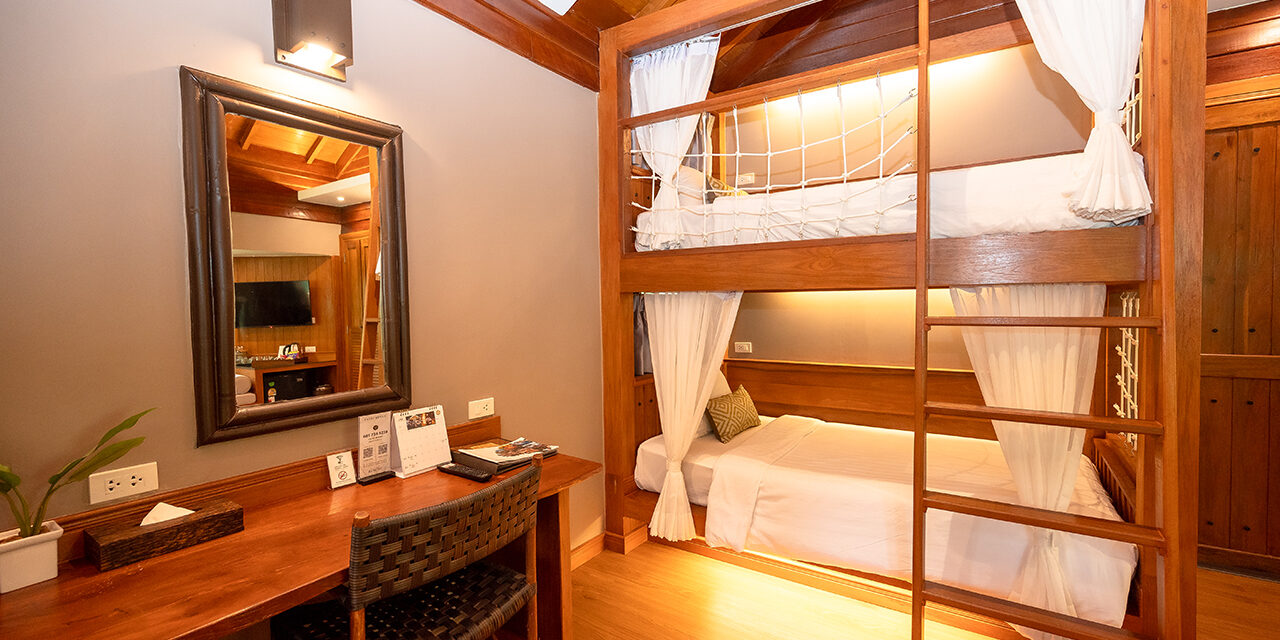 River kwai resotel Deluxe Family Bunk Bed โรงแรม รีสอร์ท แม่น้ำแคว ห้องครอบครัว 5