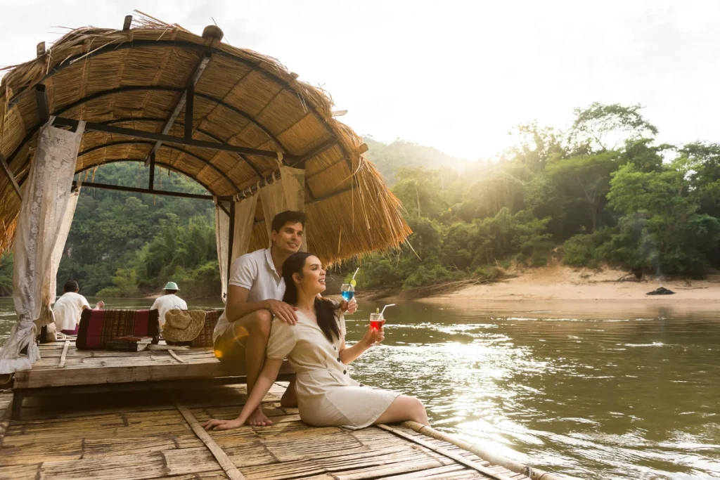 Traditional Bamboo Rafting