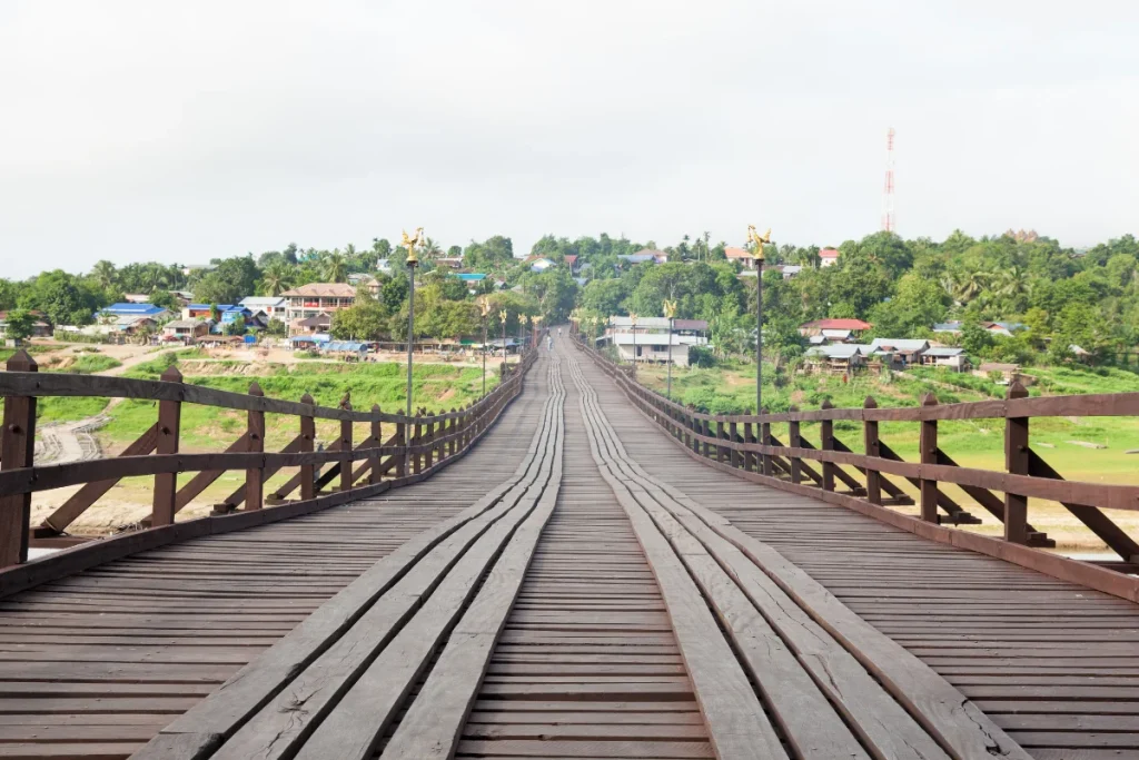 สะพานมอญ ที่เที่ยวสังขละบุรี